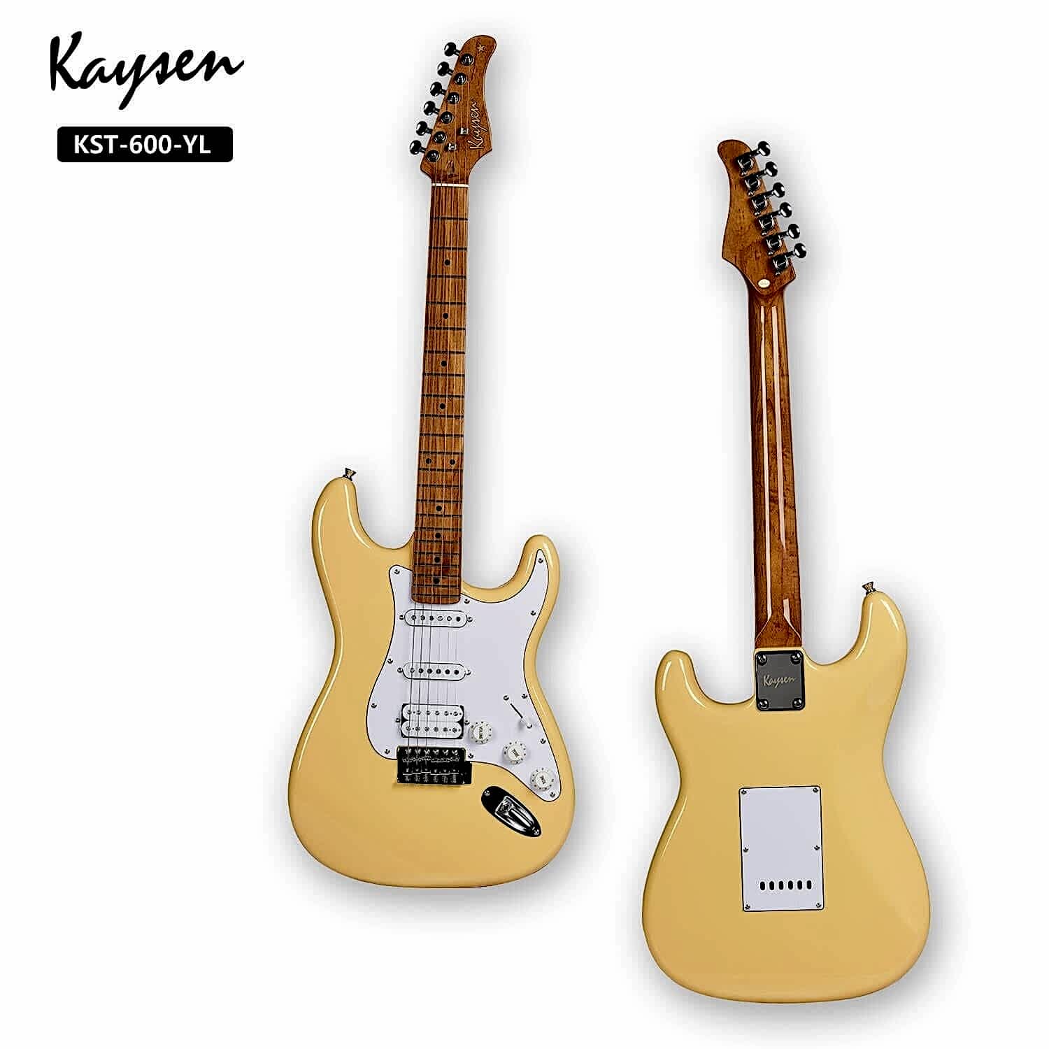KAYSEN KST-600 YL Modern Strat Elektro Gitar | HSS Alnico V Manyetik