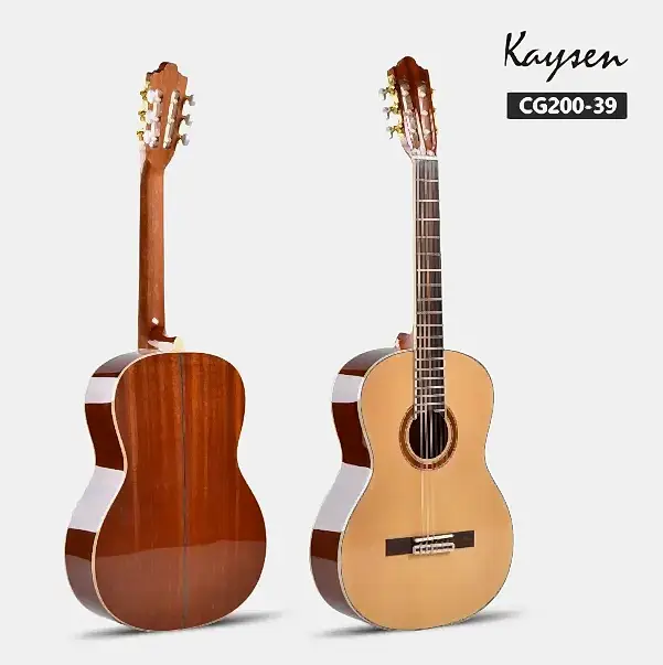 KAYSEN CG200 Natural Sapeli Maun Klasik Gitar