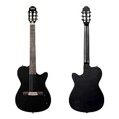 Tayste CG-100EQ BK Silent Elektro Klasik Gitar