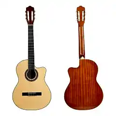 Tayste TS-CG36-39 EQ17A Natural Elektro Klasik Gitar