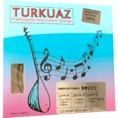 Turkuaz uzun sap bağlama teli 020