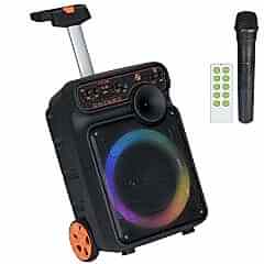 KBroad KTS-1590S Şarjlı hoparlör 8 inç Wireless mikrofonlu