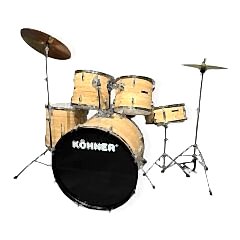 KÖHNER CD-01 BG Bej Akustik Bateri Seti(Kopya)